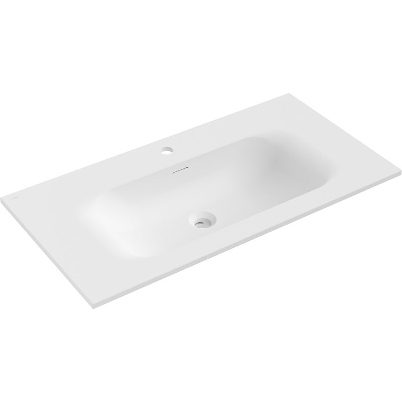 Mexen Vela countertop sink 91 x 46.5 cm, matte white - 25239001