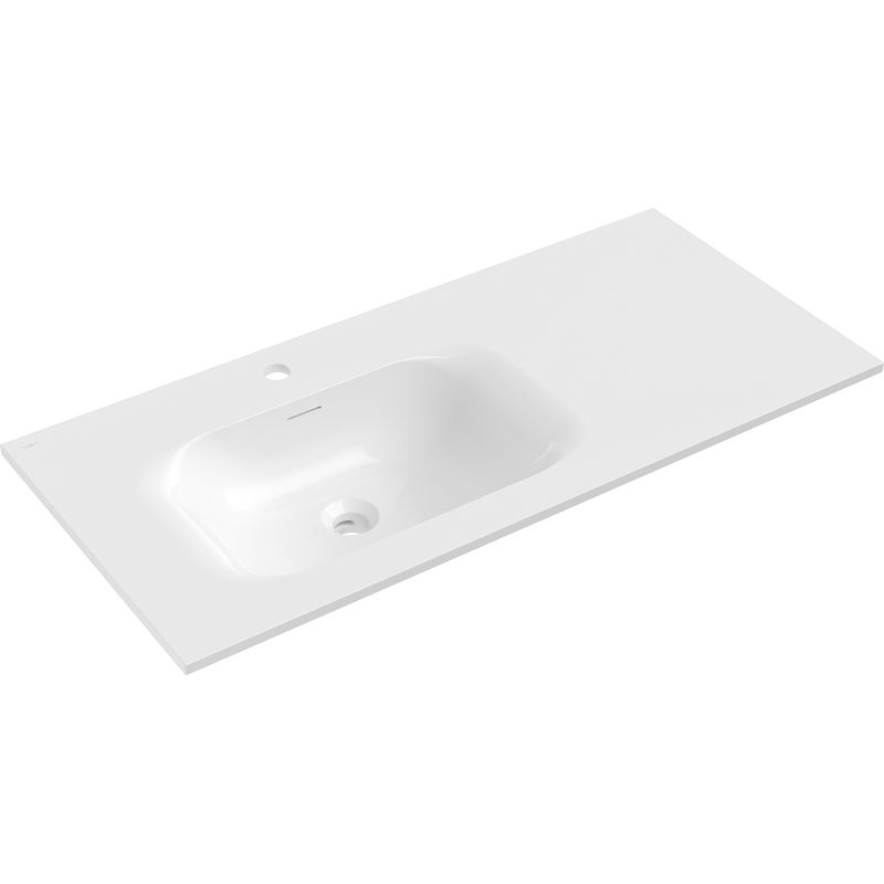 Mexen Vela left built-in countertop basin 101 x 46.5 cm, white gloss - 25231000L