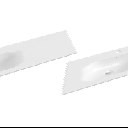 Mexen Vela left built-in countertop basin 101 x 46.5 cm, white gloss - 25231000L