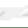 Mexen Vela left built-in countertop basin 101 x 46.5 cm, white gloss - 25231000L
