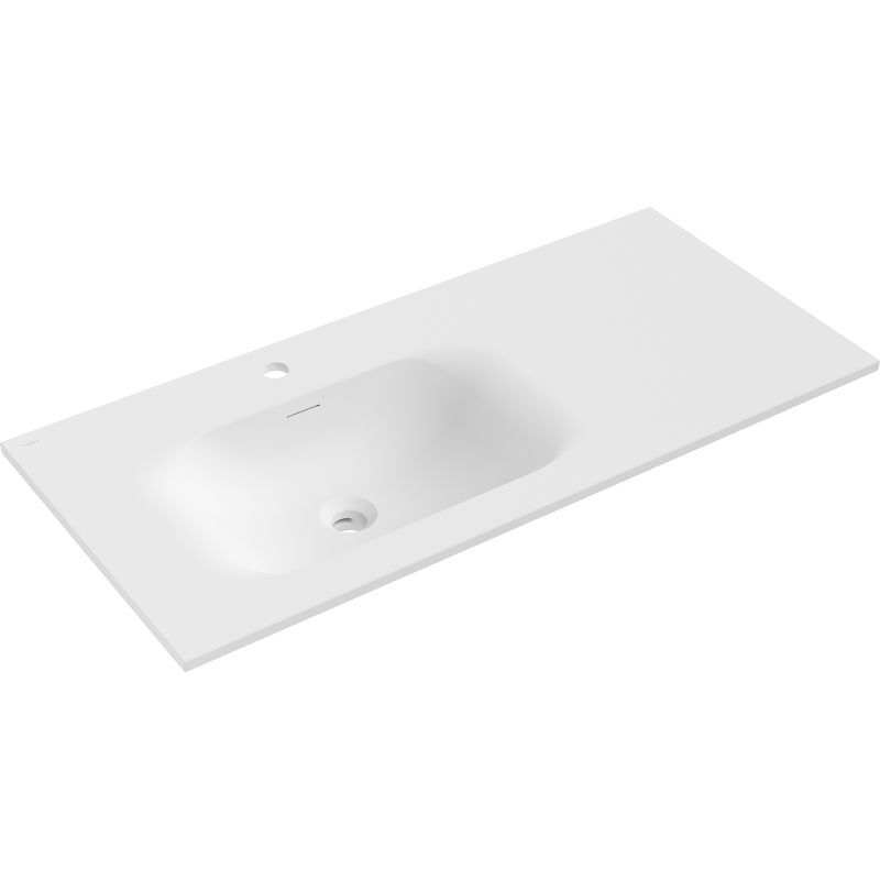 Mexen Vela countertop basin left 101 x 46.5 cm, white matte - 25231001L