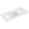 Mexen Vela countertop basin left 101 x 46.5 cm, white matte - 25231001L