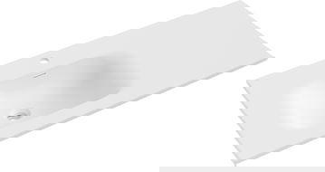 Mexen Vela countertop basin left 101 x 46.5 cm, white matte - 25231001L