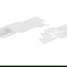 Mexen Vela countertop inset sink left 141 x 46.5 cm, white matte - 25231401L