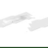 Mexen Vela right inset washbasin 141 x 46.5 cm, white gloss - 25231400P