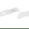 Mexen Vela countertop inset sink right 141 x 46.5 cm, matte white - 25231401P