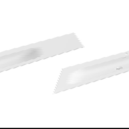 Mexen Vela left countertop washbasin 161 x 46.5 cm, matt white - 25231601L