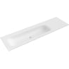 Mexen Vela built-in countertop washbasin left 161 x 46.5 cm, white matte - 25231601L