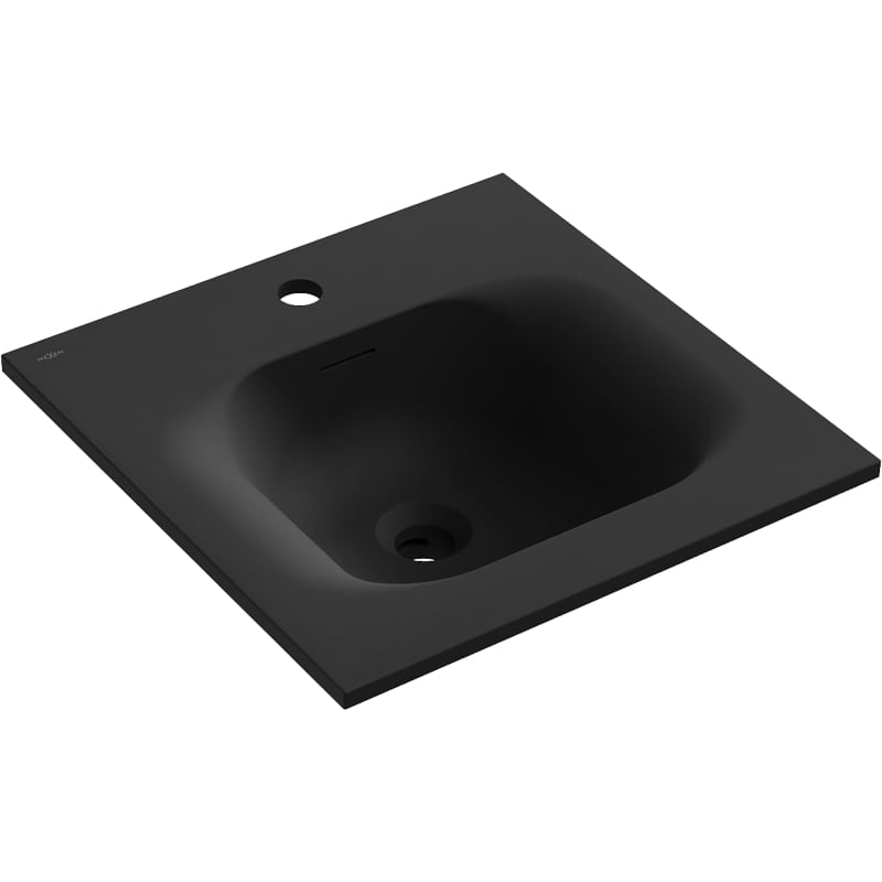 Mexen Vela 46 x 46.5 cm Countertop Washbasin, Matte Black - 25234571