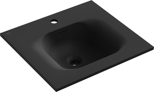 Mexen Vela countertop washbasin 51 x 46.5 cm, matte black - 25235071