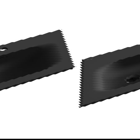 Mexen Vela countertop washbasin 61 x 46.5 cm, matte black - 25236071