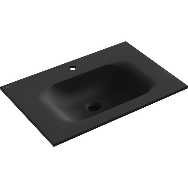 Mexen Vela countertop washbasin 71 x 46.5 cm, matte black - 25237071