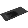 Mexen Vela built-in washbasin left 101 x 46.5 cm, black matte - 25231071L
