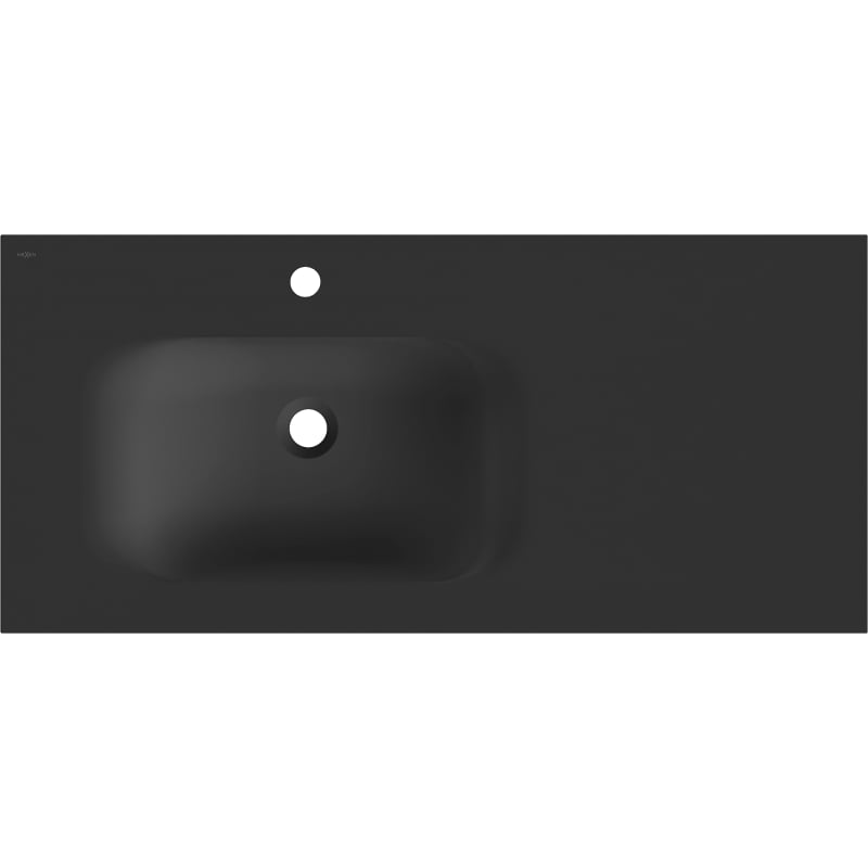 Mexen Vela built-in washbasin left 101 x 46.5 cm, black matte - 25231071L