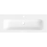 Mexen Vela countertop washbasin 121 x 46.5 cm, white gloss - 25231200