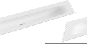 Mexen Vela countertop sink 121 x 46.5 cm, matte white - 25231201