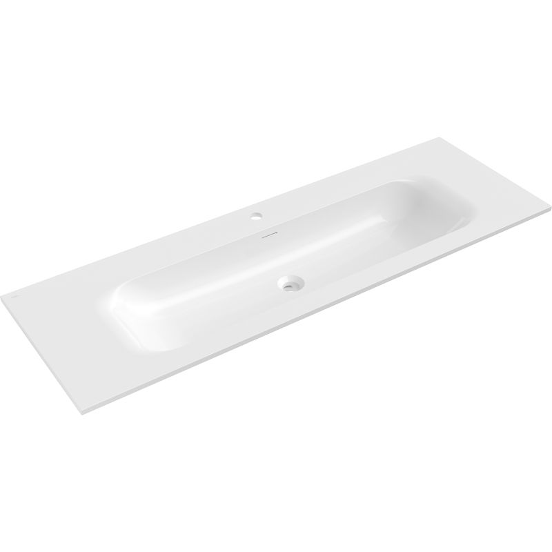 Mexen Vela countertop washbasin 141 x 46.5 cm, glossy white - 25231400