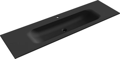 Mexen Vela countertop washbasin 161 x 46.5 cm, matte black - 25231671