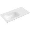 Mexen Vela countertop washbasin left 91 x 46.5 cm, white gloss - 25239000L