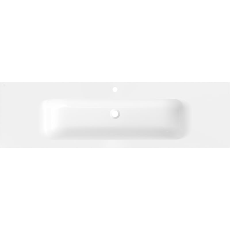 Mexen Vela countertop basin 161 x 46.5 cm, white gloss - 25231600