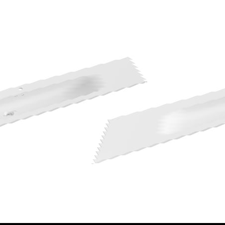 Mexen Vela countertop washbasin 161 x 46.5 cm, matte white - 25231601