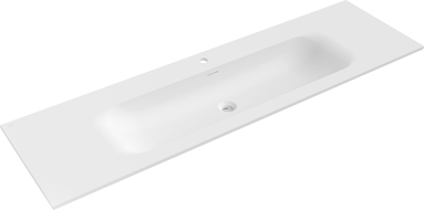 Mexen Vela countertop sink 161 x 46.5 cm, white matte - 25231601