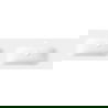 Mexen Vela built-in double countertop sink 161 x 46.5 cm, white matte - 25231601D