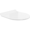 Mexen slow-closing slim toilet seat, duroplast, white gloss - 39010100