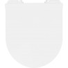 Mexen slow-closing slim toilet seat, duroplast, white gloss - 39010100