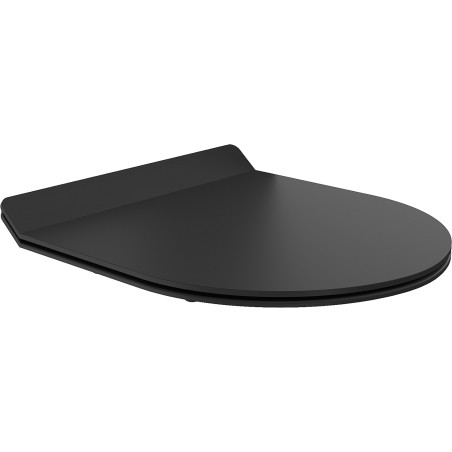 Mexen slow-close slim seat, duroplast, matte black - 39010185