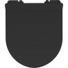 Mexen slow-close slim seat, duroplast, matte black - 39010185