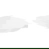 Mexen hard soft close toilet seat, Thermosetting polymer, White - 39020100