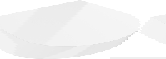 Mexen hard soft close toilet seat, Thermosetting polymer, White - 39020100