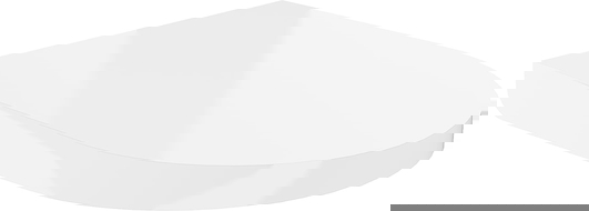 Mexen Slow-Close Hard Toilet Seat, Duroplast, White Gloss - 39020100