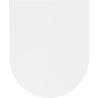 Mexen Slow-Close Hard Toilet Seat, Duroplast, White Gloss - 39020100