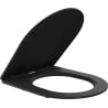 Mexen soft close toilet seat, Thermosetting polymer, Black - 39100185