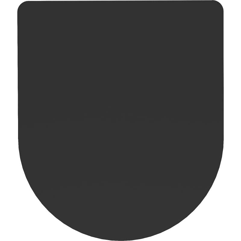 Mexen slow-closing slim seat, duroplast, matte black - 39100185