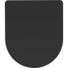 Mexen slow-closing slim seat, duroplast, matte black - 39100185
