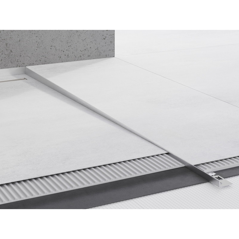 Mexen Line-B floor slope trim 120 cm right, inox - 181001120R