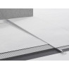 Mexen Line-B floor slope trim 120 cm right, inox - 181001120R