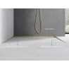Mexen Line-B right side floor slope strip 120 cm, gold - 185001120R