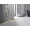 Mexen Line-B right side floor slope strip 120 cm, gold - 185001120R
