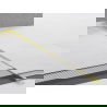Mexen Line-B floor gradient trim 120 cm right, brushed gold - 185501120R