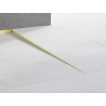 Mexen Line-B right floor sloping strip 120 cm, brushed gold - 185501120R