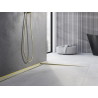 Mexen Line-B right floor sloping strip 120 cm, brushed gold - 185501120R