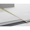 Mexen Line-B 180 cm Right Floor Incline Trim, Gold - 185001180R