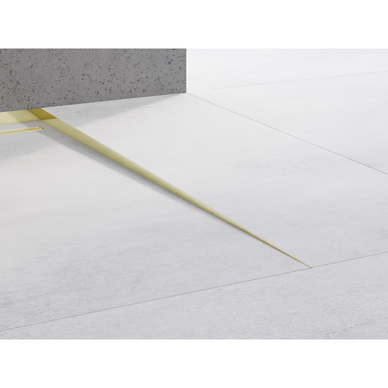 Mexen Line-B Floor Slope Strip 180 cm Right, Gold - 185001180R