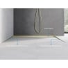 Mexen Line-B 180 cm right floor sloping strip, brushed gold - 185501180R