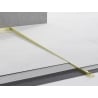 Mexen Line-B 180 cm right floor sloping strip, brushed gold - 185501180R