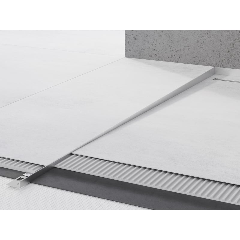 Mexen Line-B floor gradient strip 120 cm left, inox - 181001120L
